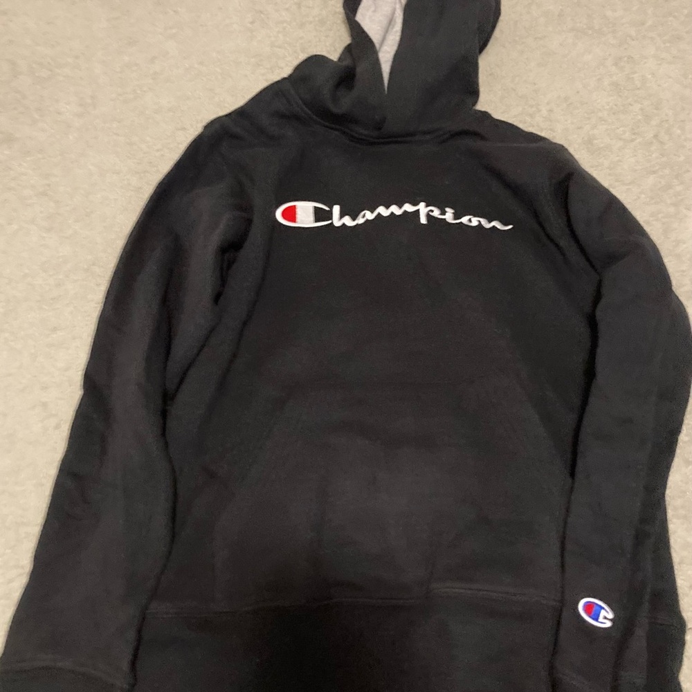 Champion Black Pullover Hoodie